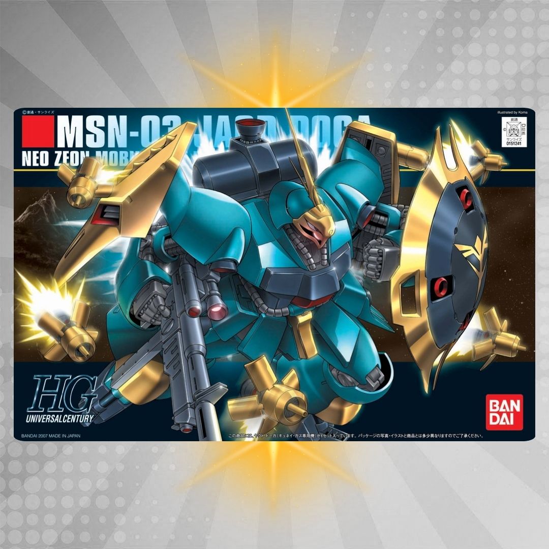 Bandai HGUC 1/144 Jagd Doga (Gyunei Guss Custom) Model Kit from Mobile Suit Gundam: Char’s Counterattack