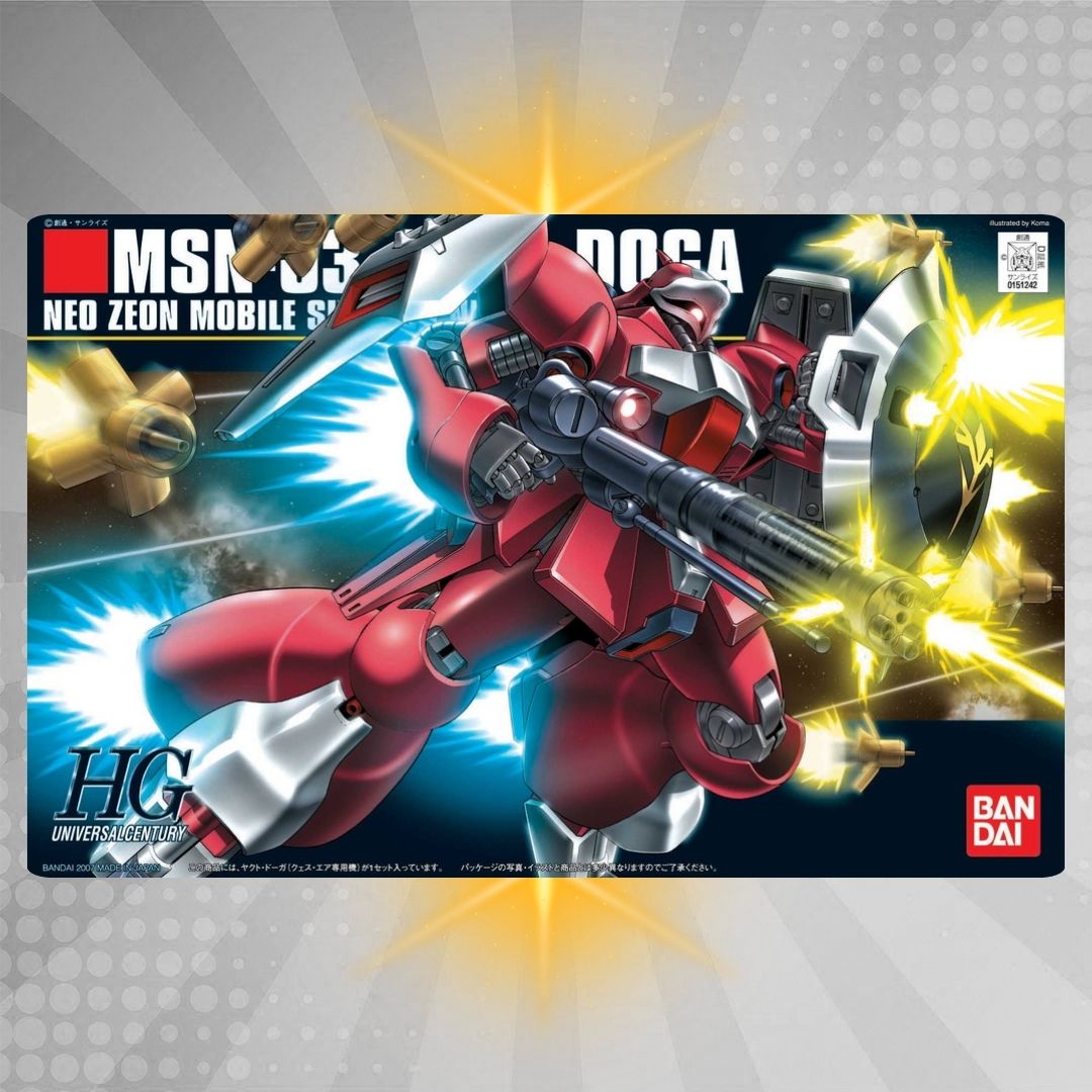 Bandai HGUC 1/144 Jagd Doga (Quess Paraya Custom) Model Kit from Mobile Suit Gundam: Char’s Counterattack