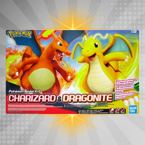 POKEMON MODEL KIT CHARIZARD & DRAGONITE