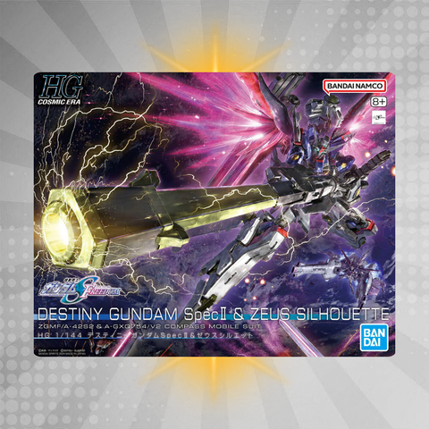 BANDAI HOBBY HG 1/144 DESTINY GUNDAM SpecⅡ&ZEUS SILHOUETTE