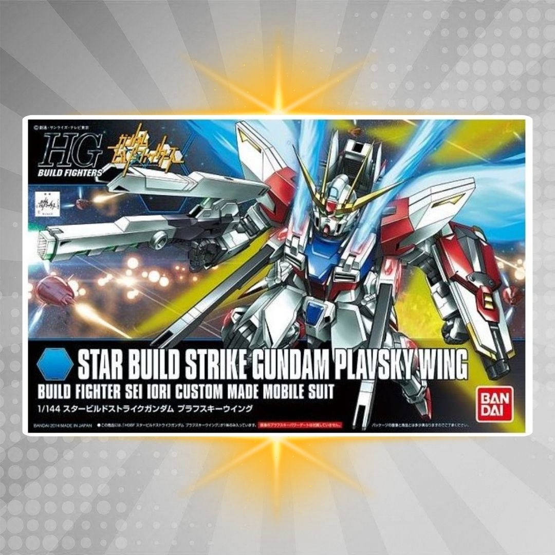 BANDAI Hobby HGBF 1/144 STAR BUILD STRIKE GUNDAM PLAVSKY WING