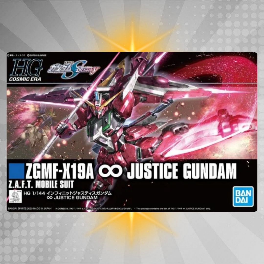 Bandai HGCE 1/144 ZGMF-X19A Infinite Justice Gundam Model Kit