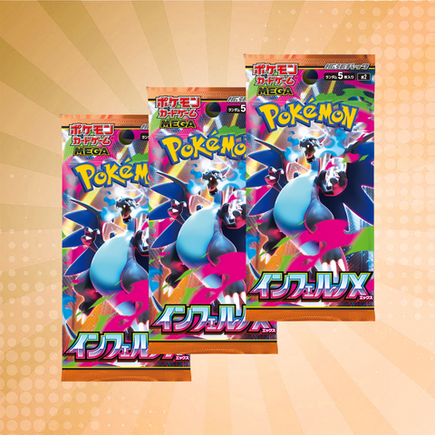 Japanese Pokémon: Mega Evolution- Inferno X Booster Pack