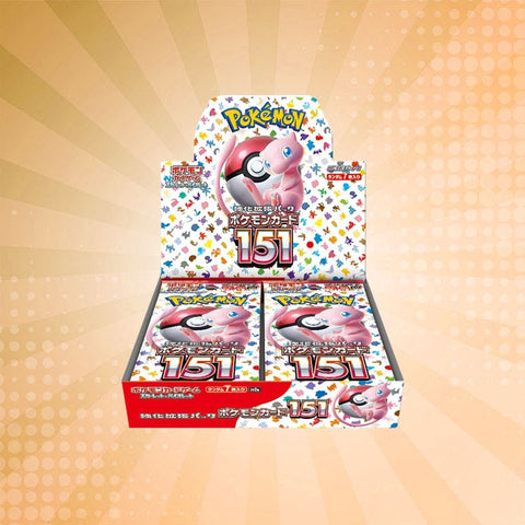 Japanese Pokémon: 151 Booster Box (20 packs)