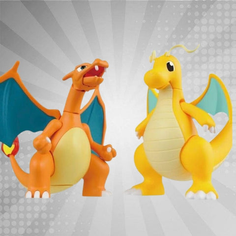 POKEMON MODEL KIT CHARIZARD & DRAGONITE