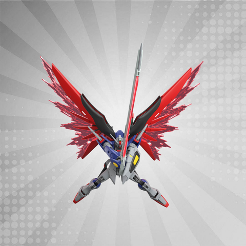 Bandai HGCE 1/144 Destiny Gundam Spec II & Zeus Silhouette Model Kit