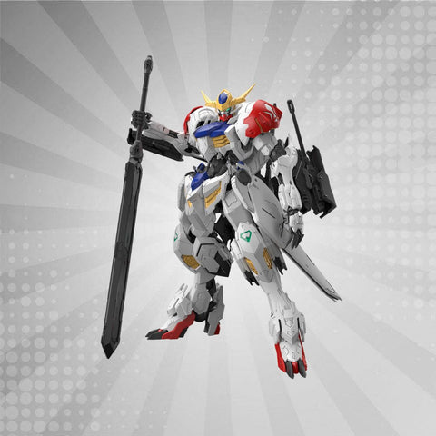 Bandai MG 1/100 Gundam Barbatos Lupus Model Kit from Mobile Suit Gundam: Iron-Blooded Orphans.