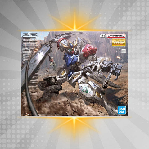 Bandai MG 1/100 Gundam Barbatos Lupus Model Kit from Mobile Suit Gundam: Iron-Blooded Orphans.