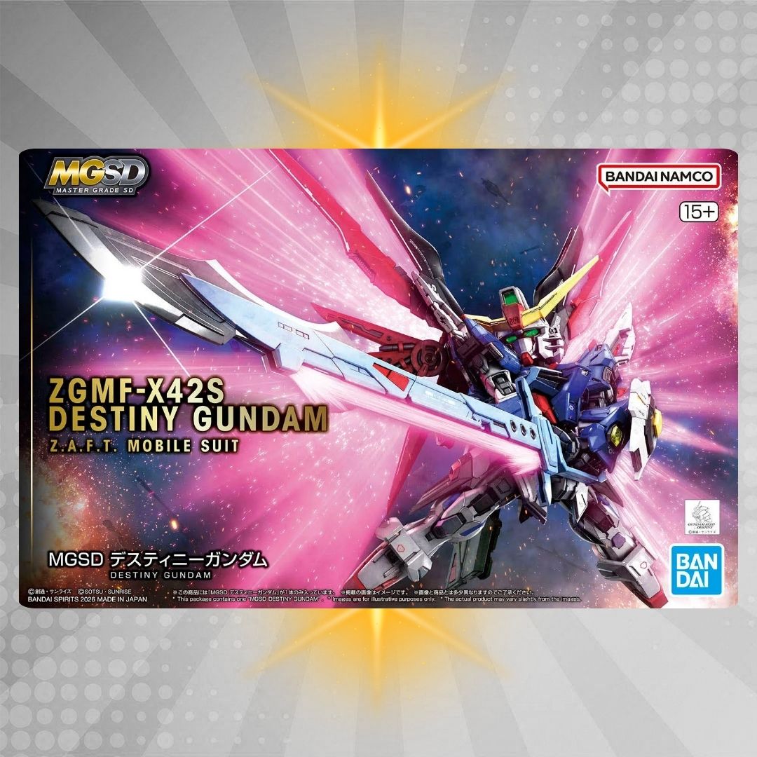 Bandai MGSD Destiny Gundam Model Kit from Mobile Suit Gundam SEED Destiny