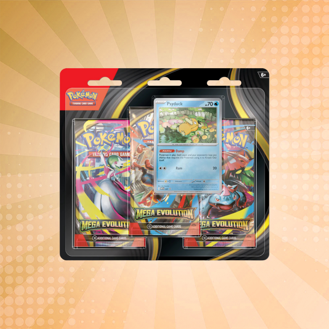 Pokémon TCG: Mega Evolution 3 Pack Blister (Psyduck)