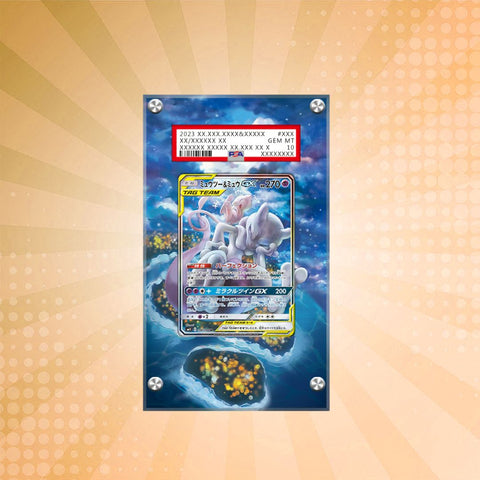 [PSA] Mewtwo & Mew GX SM191 Pokémon Extended Artwork Protective Card Display Casese