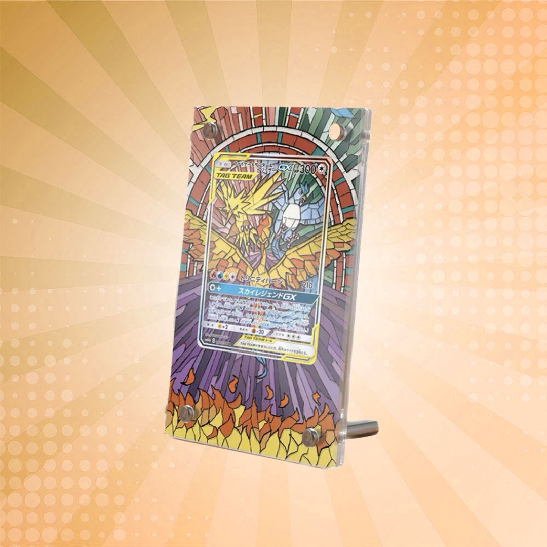 [Non-PSA] Moltres, Zapdos & Articuno GX SM210 Pokémon Extended Artwork Display Case