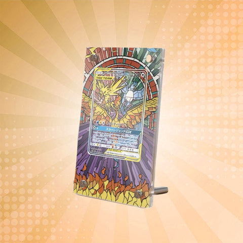 [Non-PSA] Moltres, Zapdos & Articuno GX SM210 Pokémon Extended Artwork Display Case