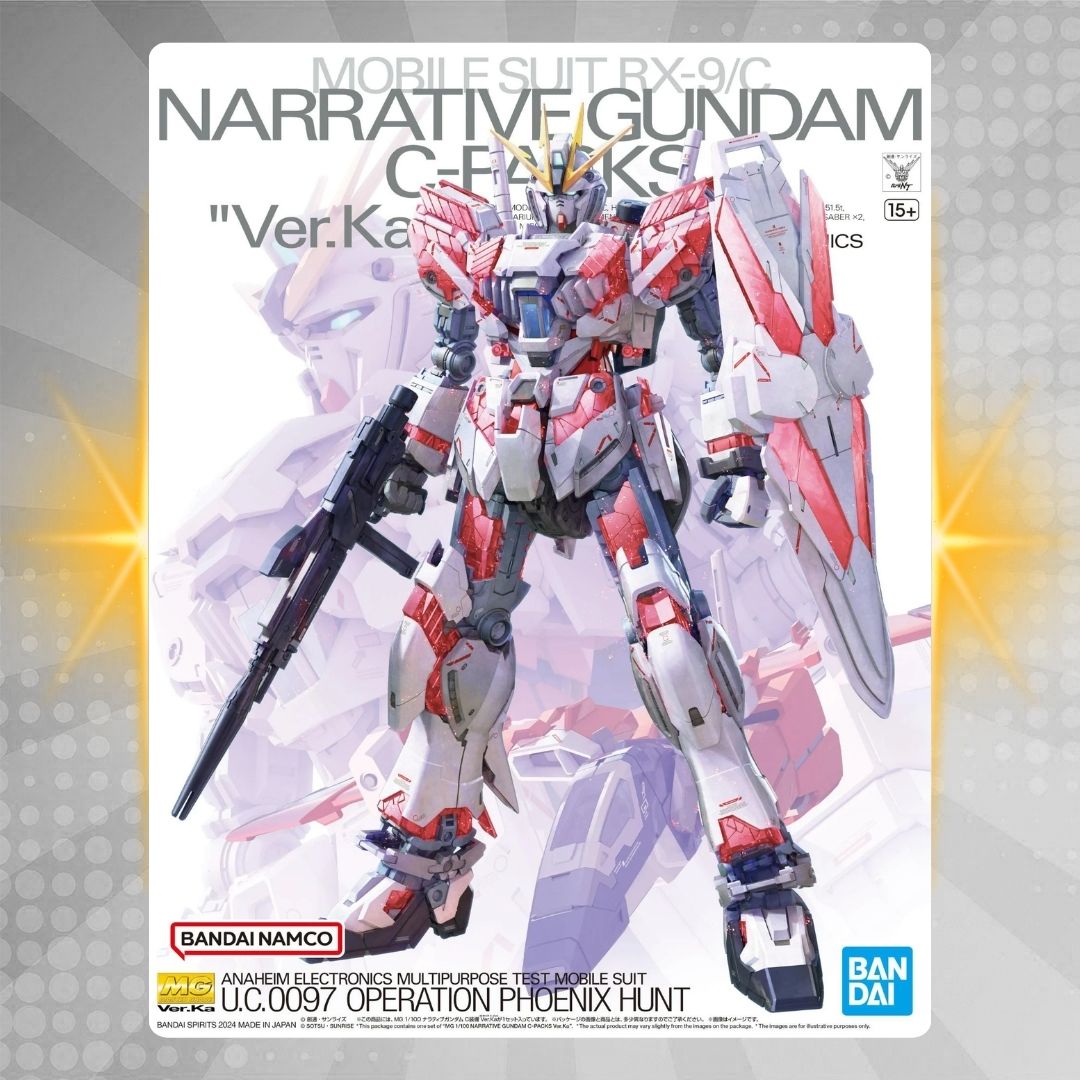 Bandai MG 1/100 Narrative Gundam C-Packs Ver.Ka Model Kit