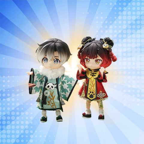 Good Smile Company Nendoroid Doll Chinese-Style Panda Mahjong Laurier Figure