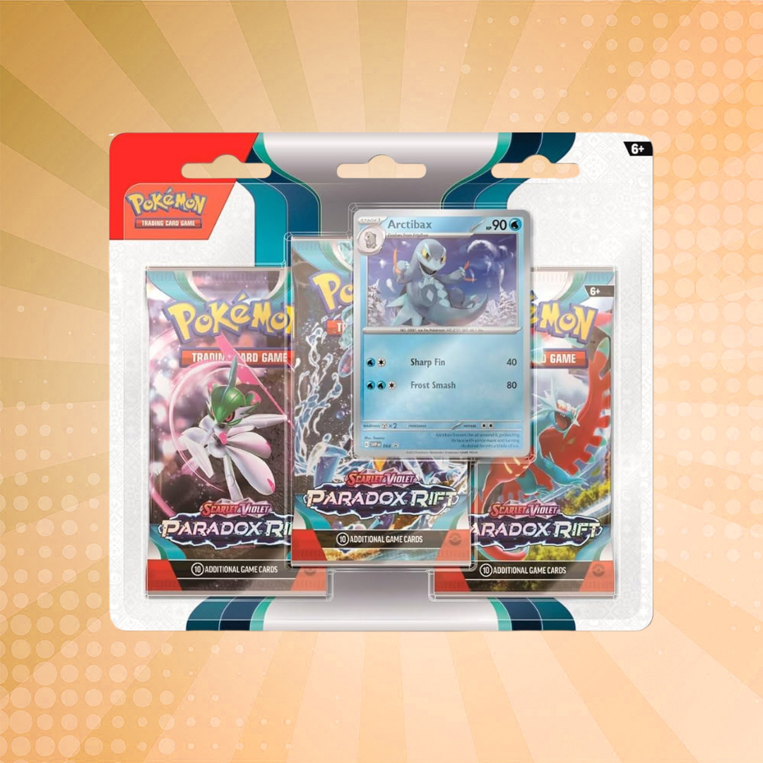Pokémon TCG: Paradox Rift 3PK Blister (Arctibax)