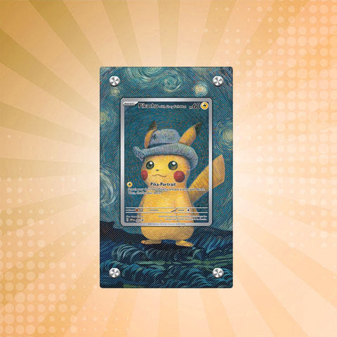 [Non-PSA] Pikachu With Grey Felt Hat - Pokémon Extended Artwork Protective Display Case