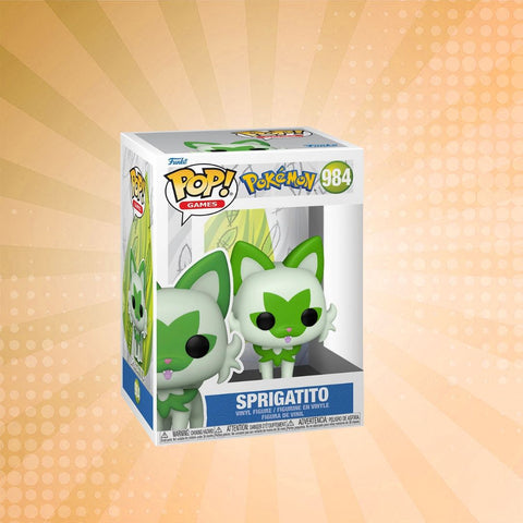 Funko Pop! Pokémon Sprigatito - Vinylfigur Ca. 8,3 Cm, Sammlerstück