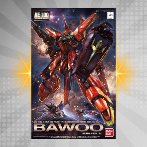 Bandai RE/100 1/100 Bawoo Model Kit from Mobile Suit Gundam ZZ