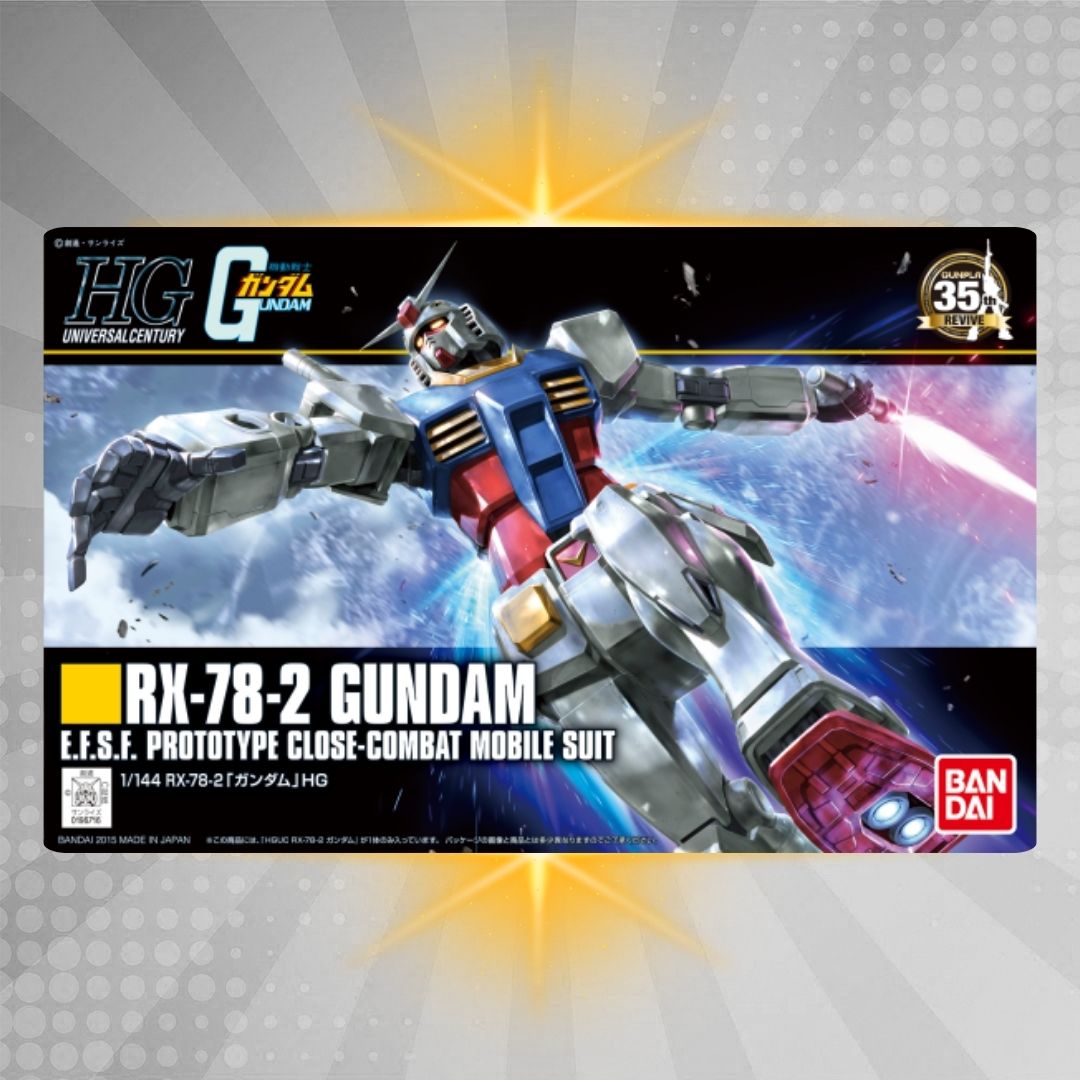 BANDAI Hobby HGUC 1/144 RX-78-2 Gundam