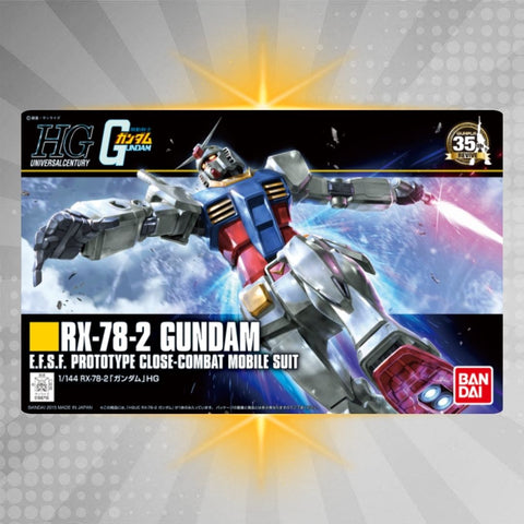 BANDAI Hobby HGUC 1/144 RX-78-2 Gundam