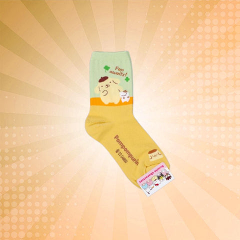 Sanrio Color Match Long Socks (Size: 220-260mm) - Pompomruin