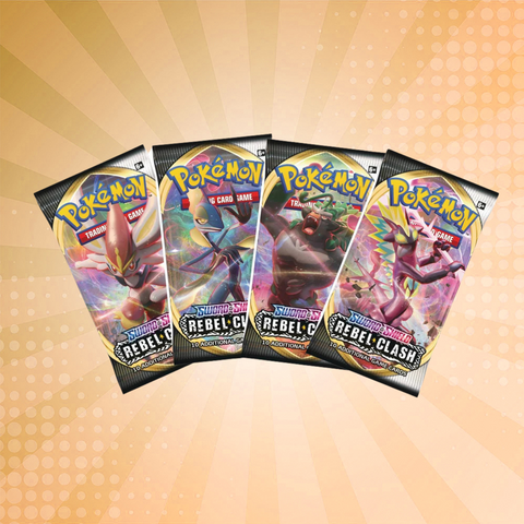 Pokémon TCG: Sword & Shield Rebel Clash Booster Pack (10 Cards)